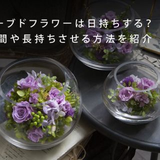 プリザーブドフラワーは日持ちする？保存期間や長持ちさせる方法を紹介