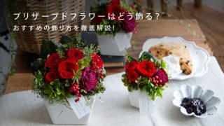 プリザーブドフラワーはどう飾る？おすすめの飾り方を徹底解説！-THE