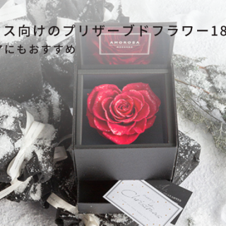 イヴの贈り物 クリスマスプレゼント（プリザーブドフラワー Amazon｜プリザーブドフラワー 人気 クリスマスプレゼント ガラス