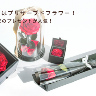 贈り物にはプリザーブドフラワー！枯れない花のプレゼントが人気！-THE