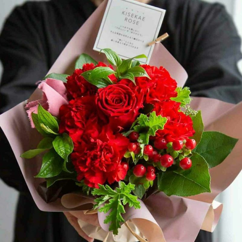 きせかえローズ(L)/レッド香りのサシェ付