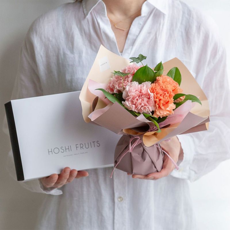 ホシフルーツ“贅沢ブラウニー”+そのまま飾れる花束セット